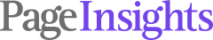 Logo with the words 'Page Insights' in stylized font.